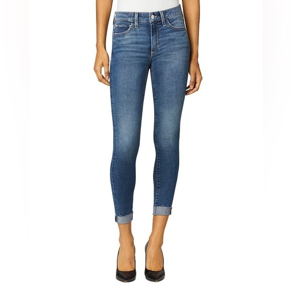 Joe's Jeans Denim - JOES JEANS The Icon Crop Cuffed Skinny Ankle Jeans in Wavelength Size 28